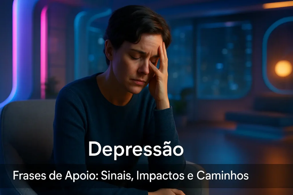 Depressão Frases de Apoio: Sinais, Impactos e Caminhos