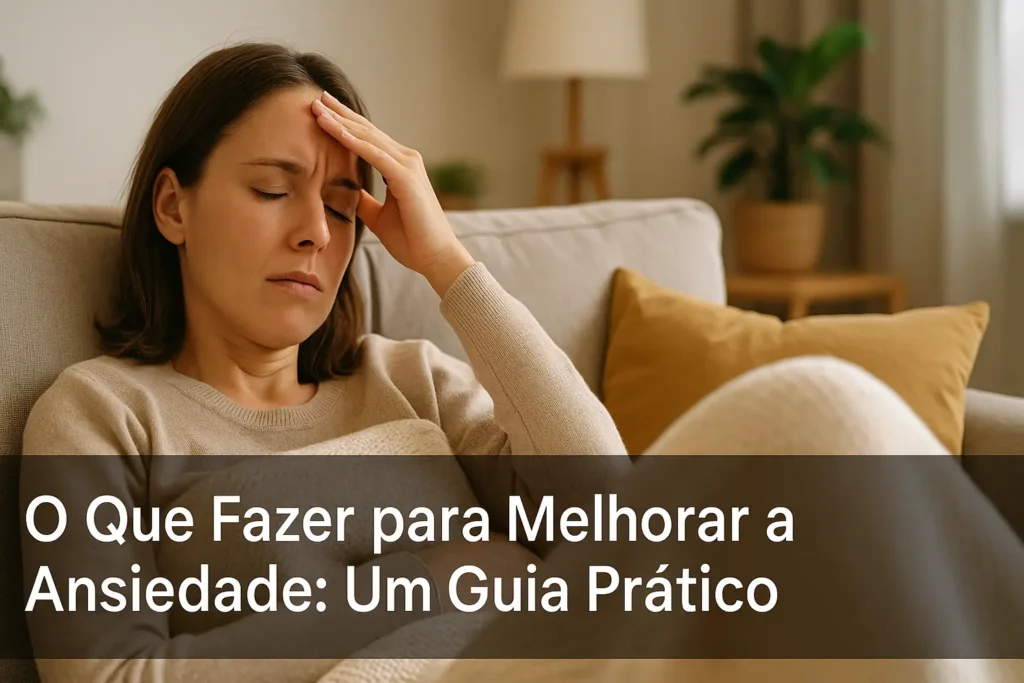 O Que Fazer para Melhorar a Ansiedade: Um Guia Prático