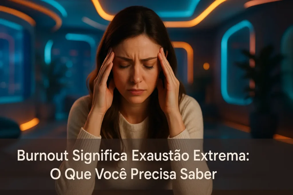 Burnout Significa Exaustão Extrema: O Que Você Precisa Saber