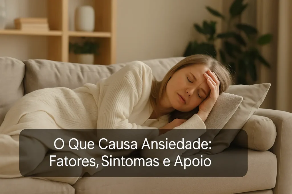 O Que Causa Ansiedade: Fatores, Sintomas e Apoio
